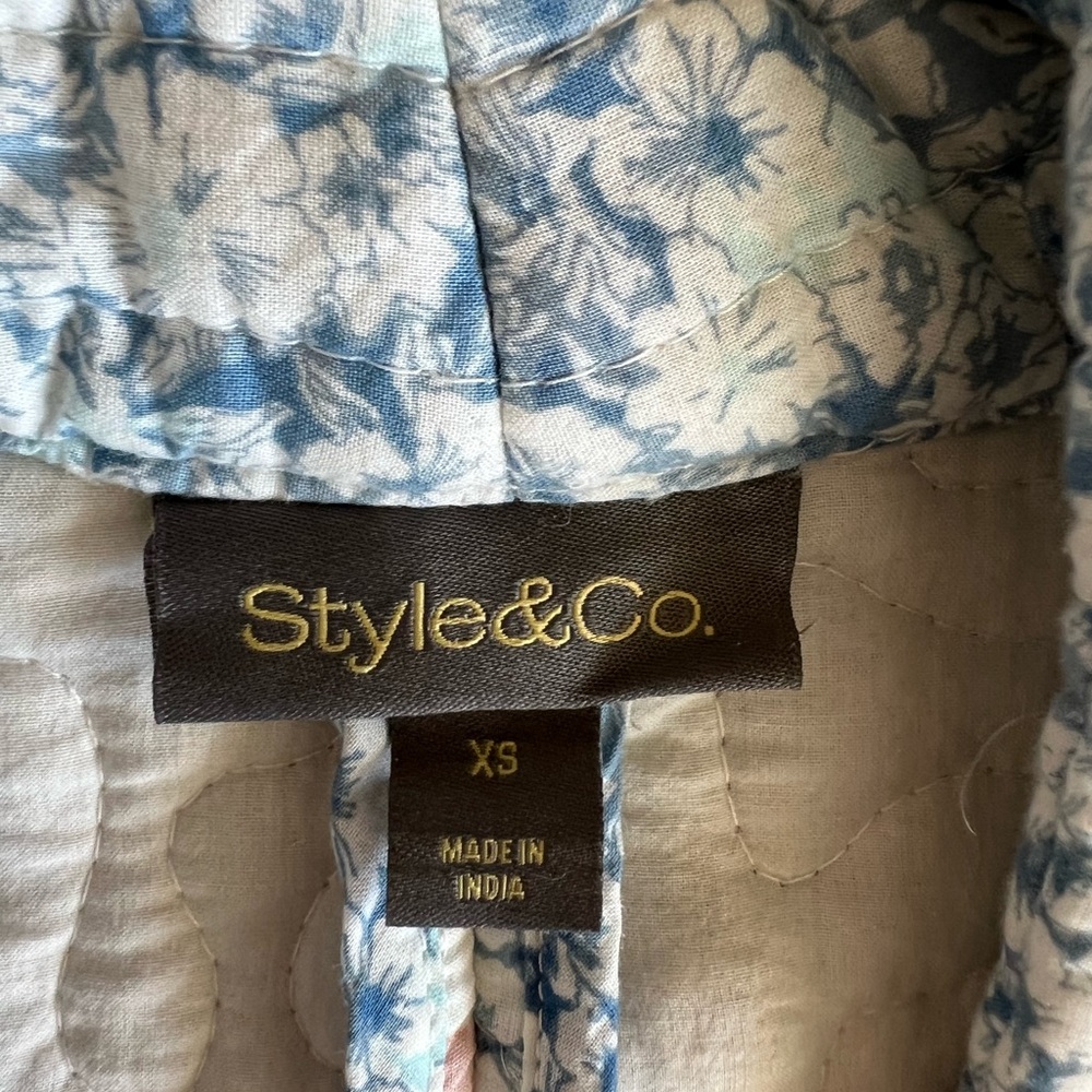 Style & Co. Quilted Patchwork Jacket - image 6